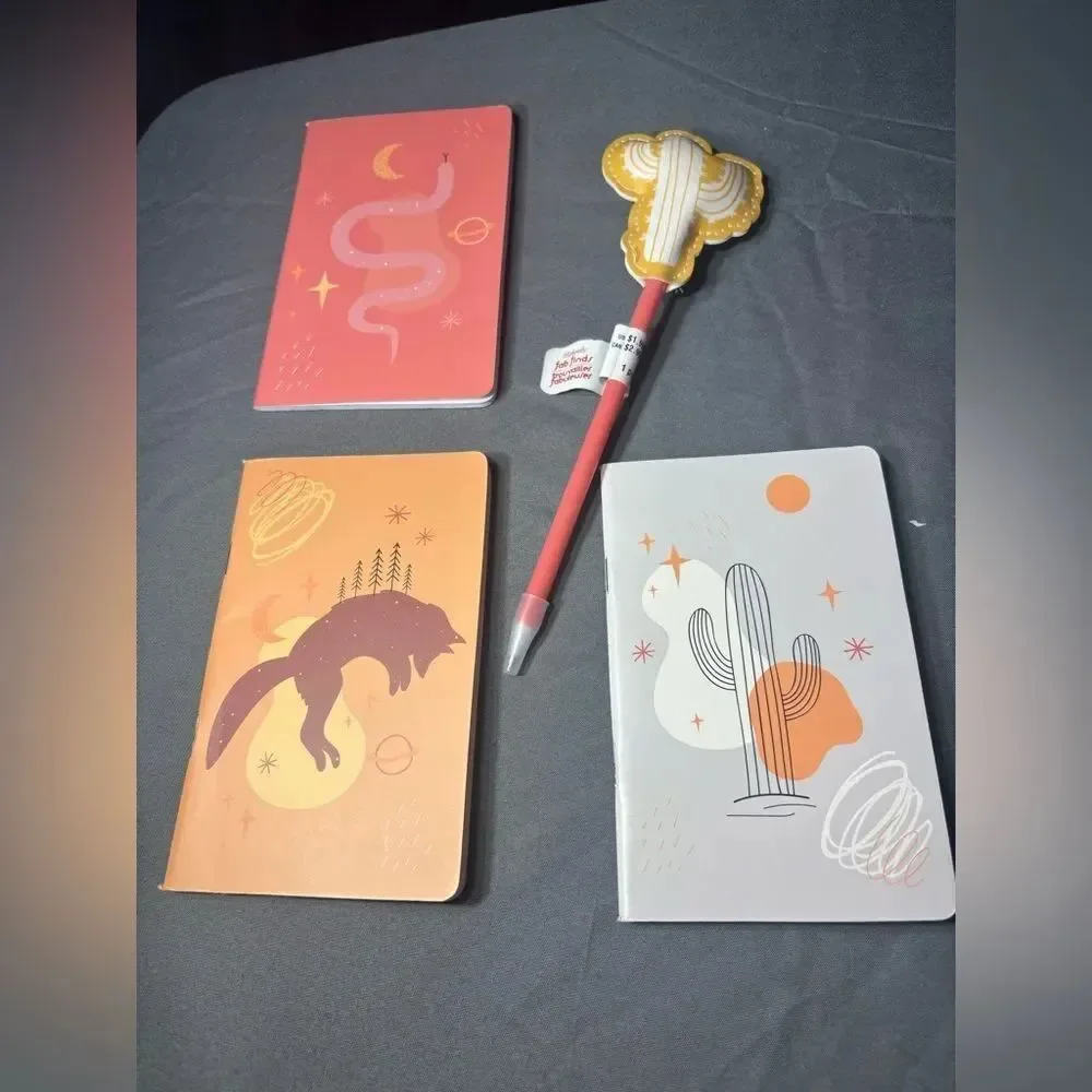 4 pc New Cactus Pen & Journal Set NWT